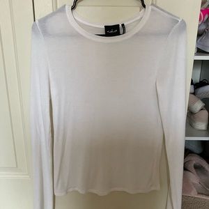 Long sleeve white shirt